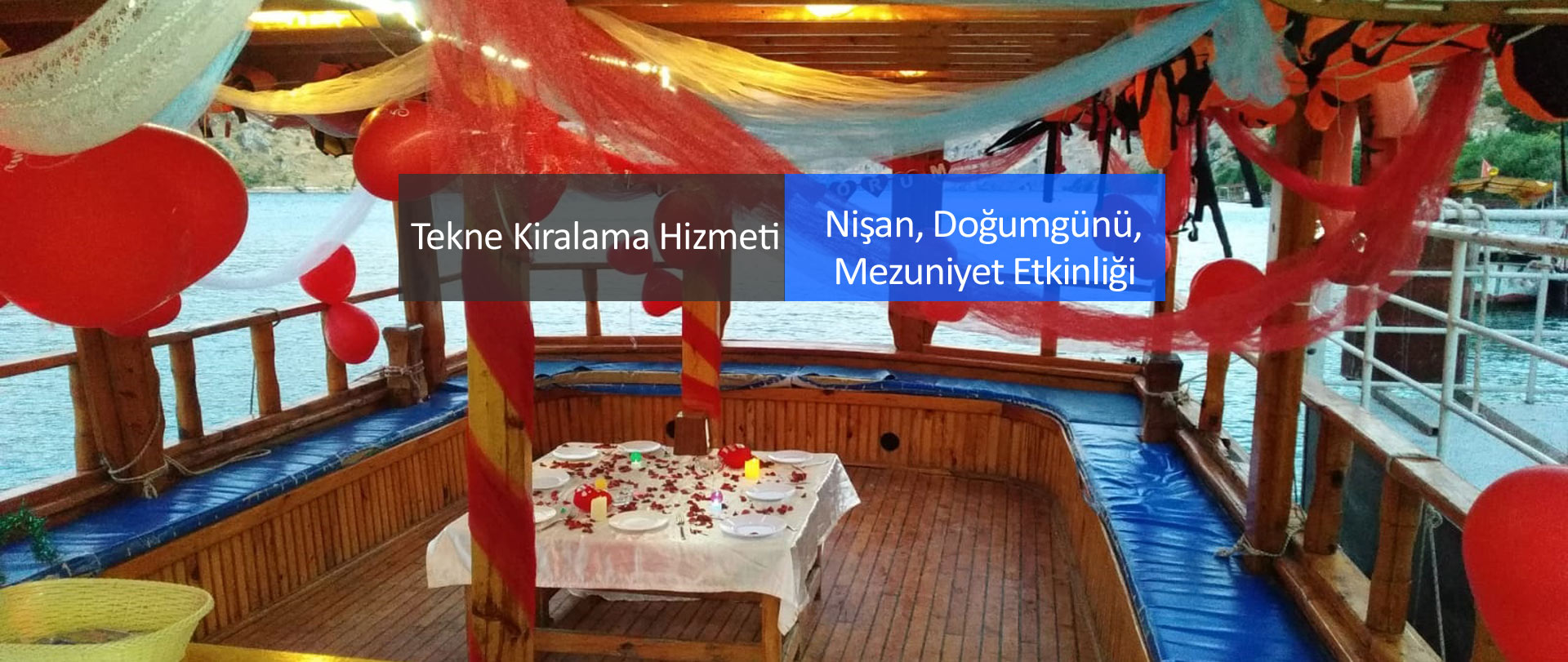 tekne kiralama rumkale halfeti